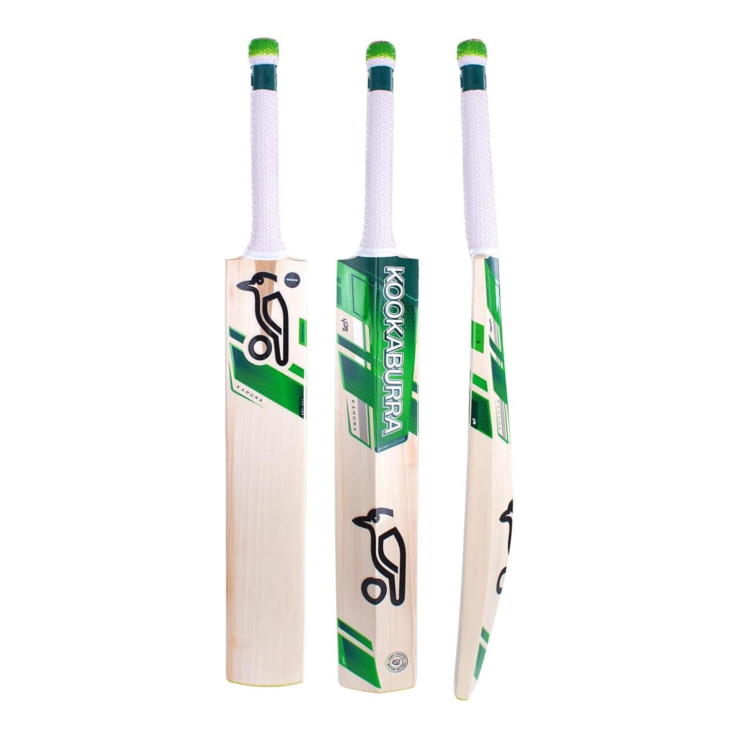 Kookaburra Kahuna 8.1 Mazza Da Cricket Junior - Salice Kashmir Grado 3, Taglia 6, Verde Lime