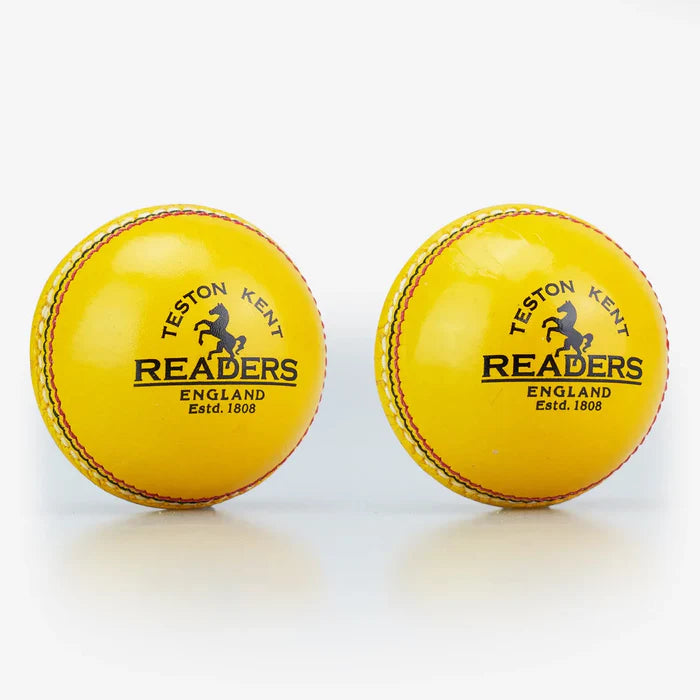Kookaburra Readers Indoor Leather Yellow Cricket Ball