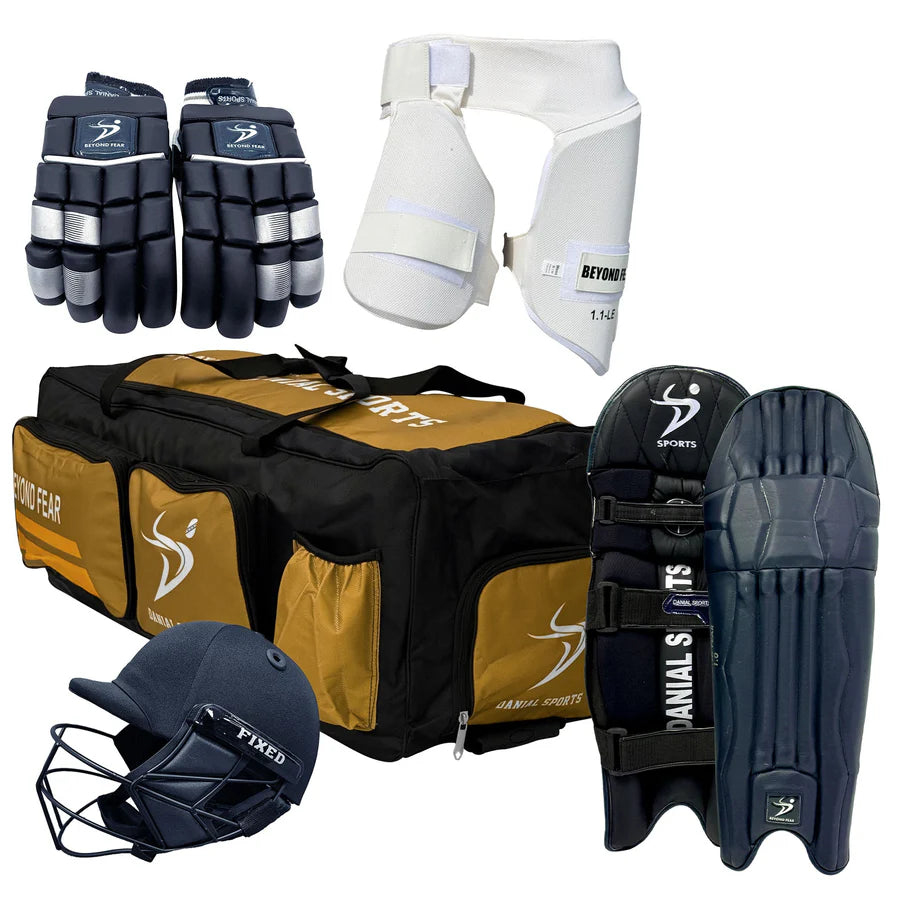 Ds T/20 Pro Cricket Set Without Bat Navy