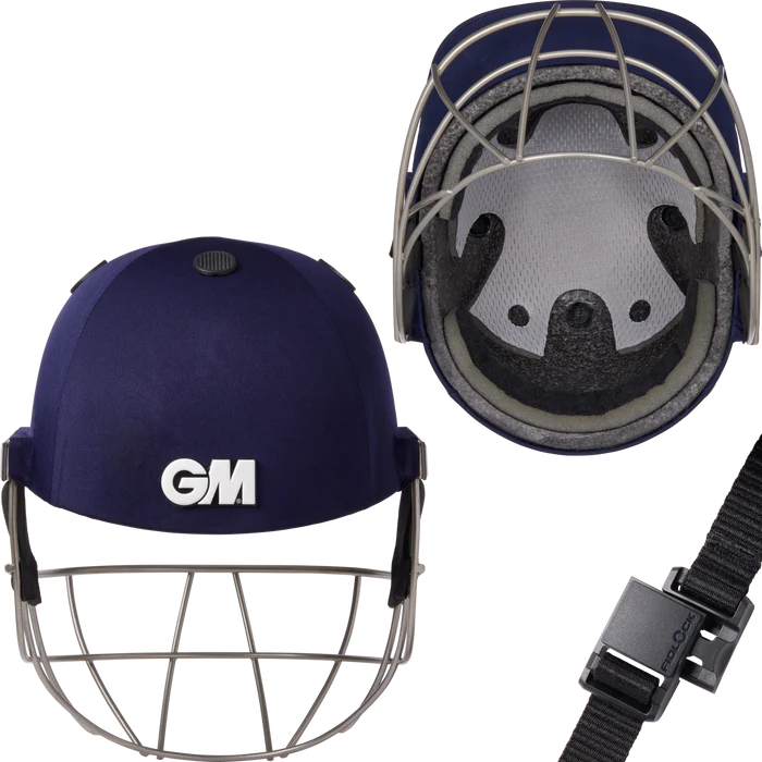 gunn and moore icon helmet Gunn & Moore Maestro Ti Helmet Titannium Grille