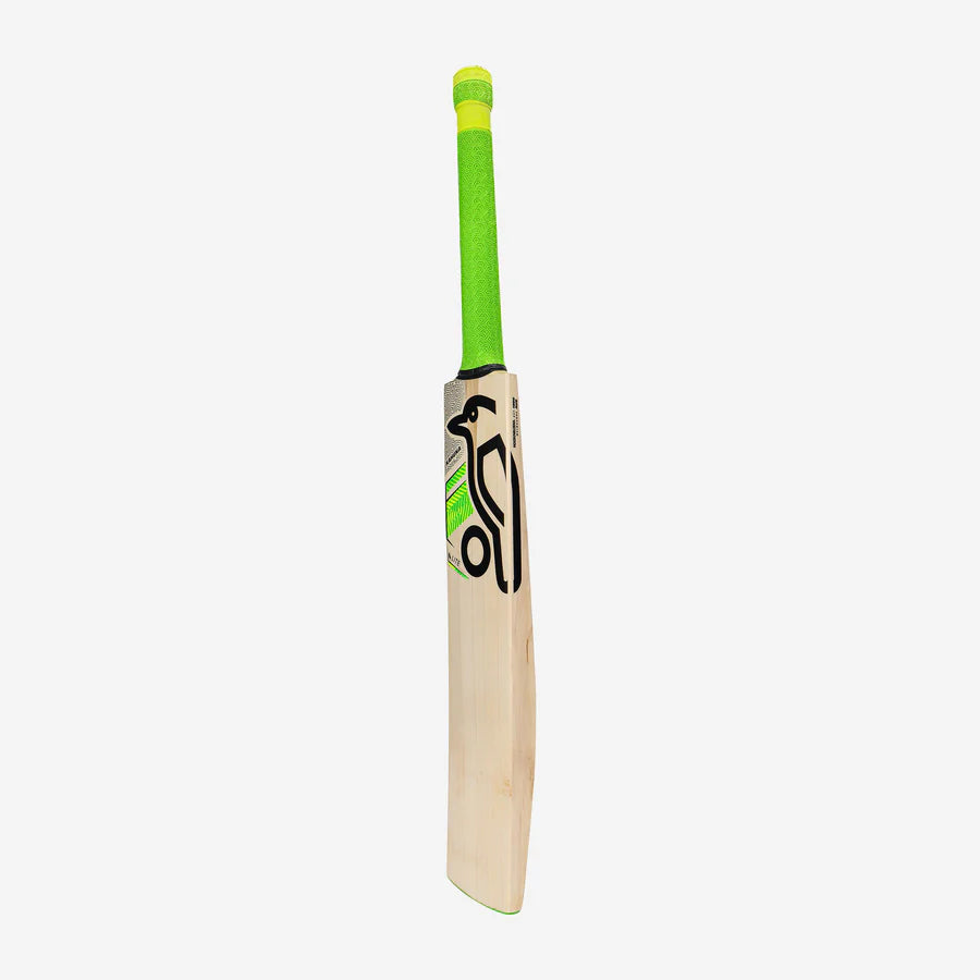 Kookaburra Kahuna Lite Cricket Bat toe detail with KPP preparation seal

