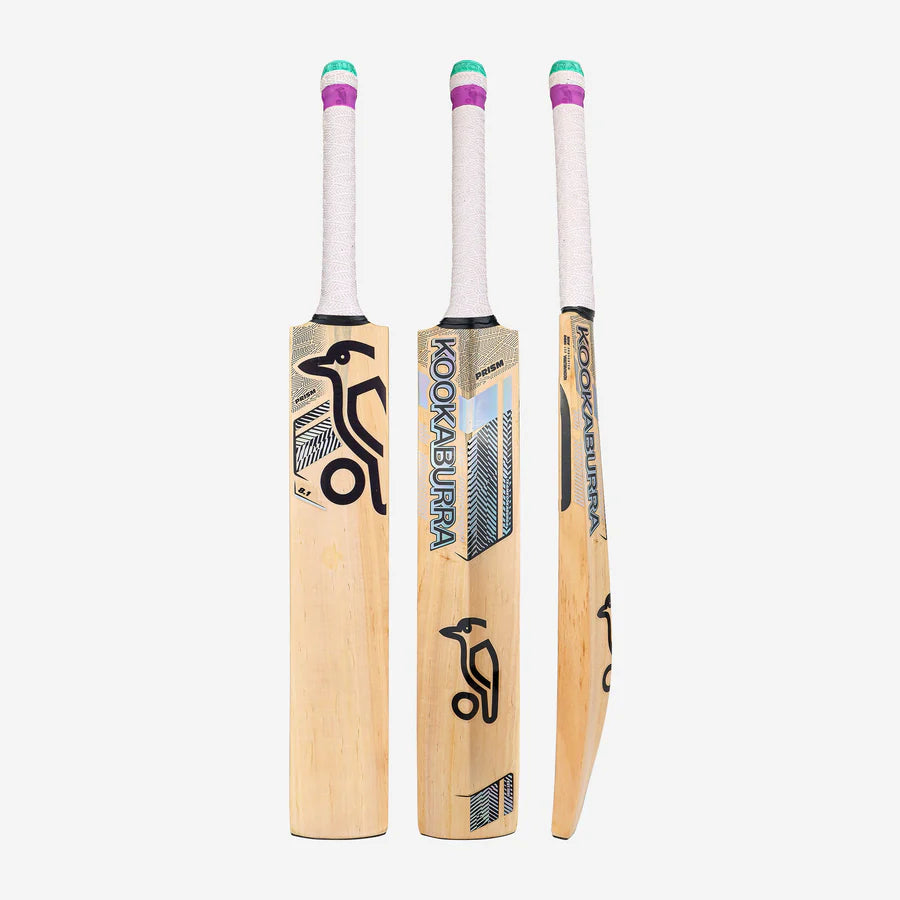 Kookaburra Prism 8.1 Kashmir Willow Cricket Bat – Grade 3 willow front profile

