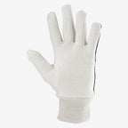Back view showing breathable mesh and cotton combination on Kookaburra inner gloves.