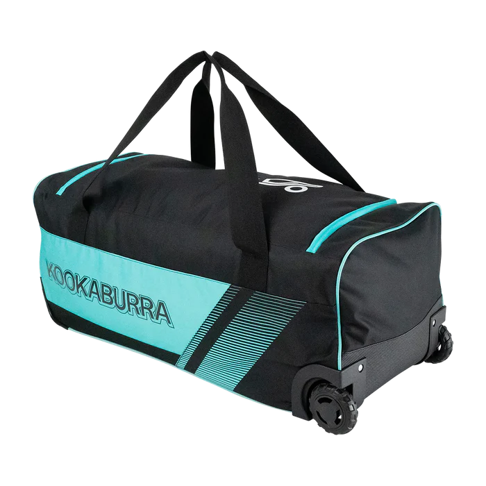 Kookaburra 9500 Wheelie Bag Black/Teal