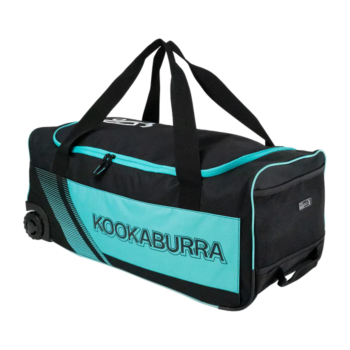 Kookaburra 9500 Wheelie Bag Black/Teal