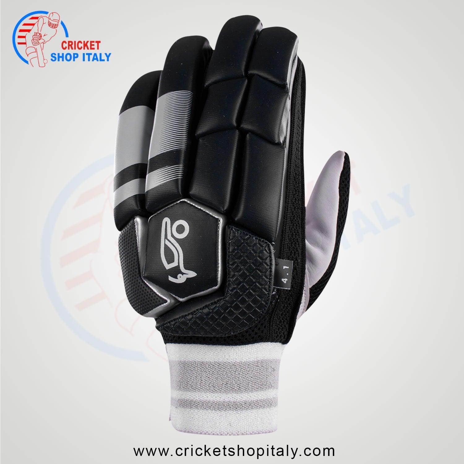 Kookaburra 4.1 T/20 Batting Gloves Black