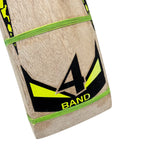 Side profile of the 4 Band Classic Srilankan Soft Ball Bat showing the high-quality wood finish and thick edges.