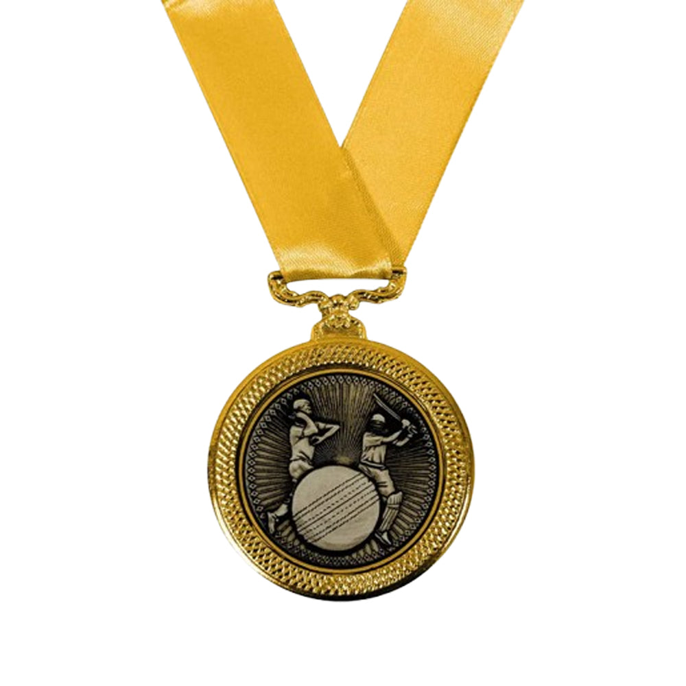 Deluxe Cricket Medal 6 Cm