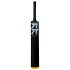 Close-up of the Singapore cane handle and grip on the 7T7T One Side Hero Edition Red Tennis Bat by Cricketer Point.