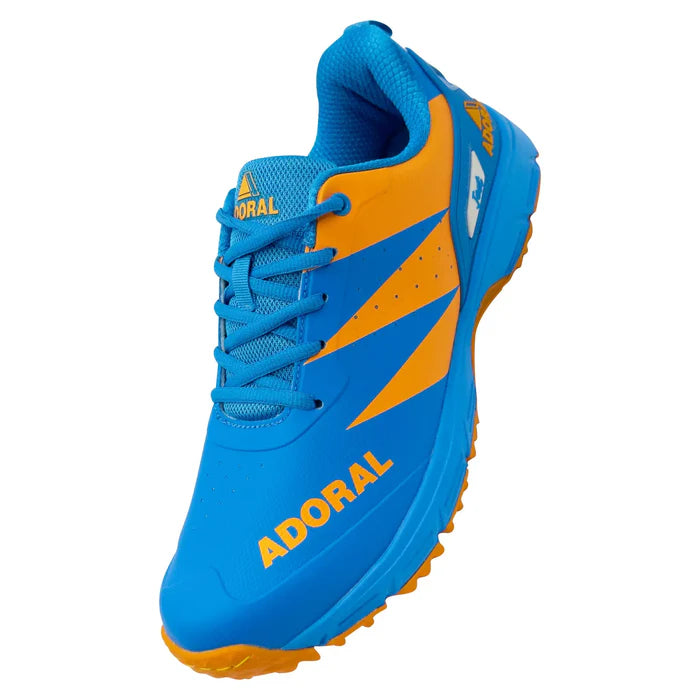 ADORAL Jeet Blue Orange Cricket Shoes
