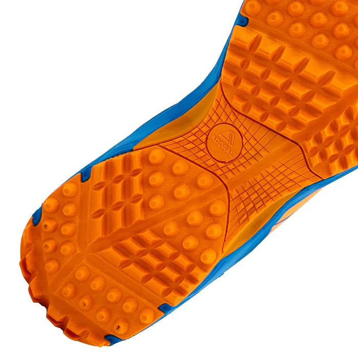 ADORAL Jeet Blue Orange Cricket Shoes