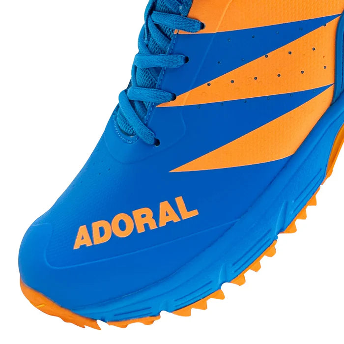 ADORAL Jeet Blue Orange Cricket Shoes