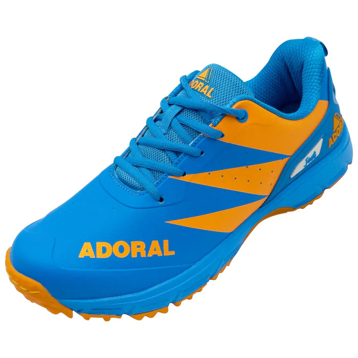 ADORAL Jeet Blue Orange Cricket Shoes