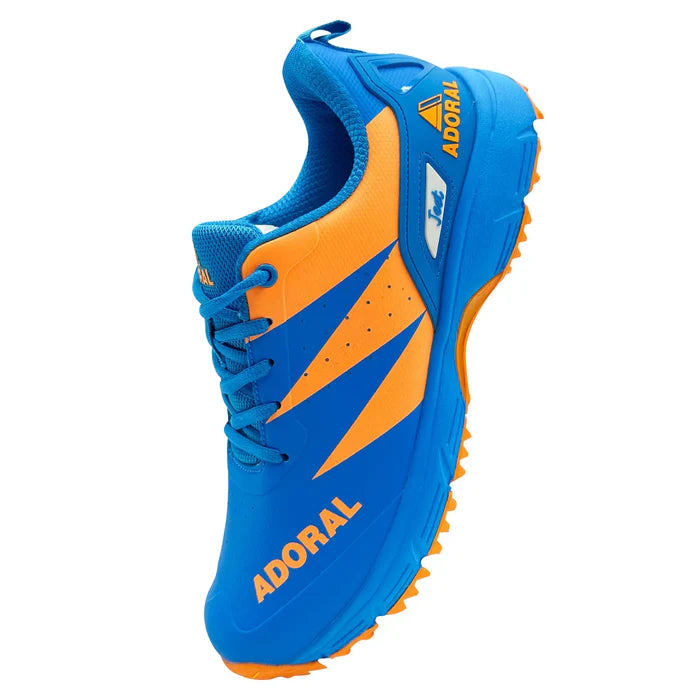 ADORAL Jeet Blue Orange Cricket Shoes