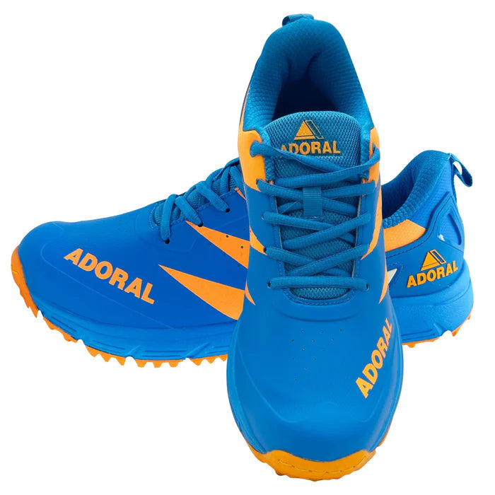 ADORAL Jeet Blue Orange Cricket Shoes