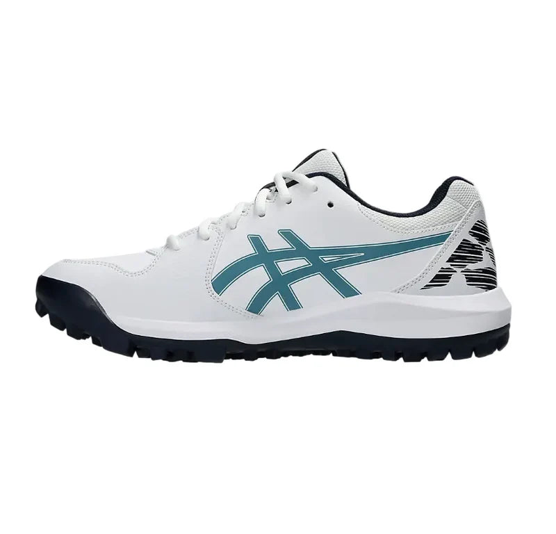 Asics Gel-Lethal Field 2 Cricket Shoes White/Athlantis Blue