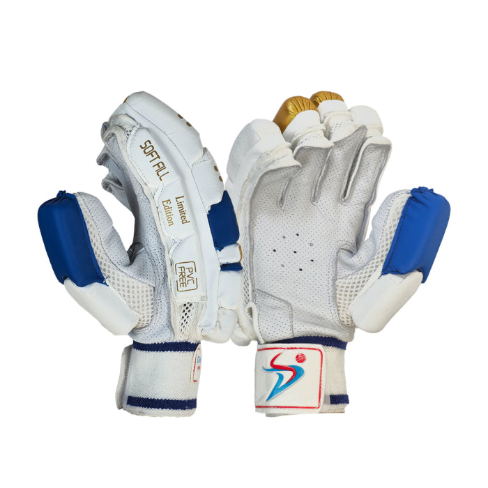 Ds 1.0 Blu/gld Cricket Batting Gloves