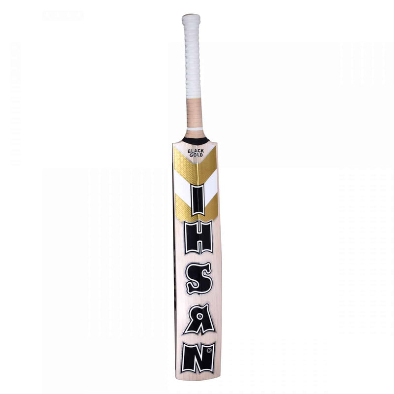 ihsan cricket bat black gold