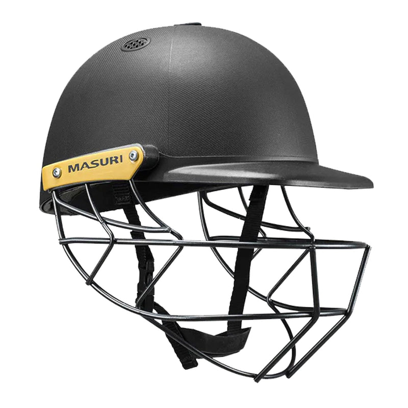 Masuri C Line Steel Cricket Helmet Black