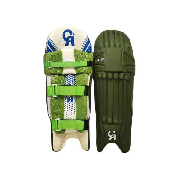 CA Plus 8000 Batting Pads Green Ambi