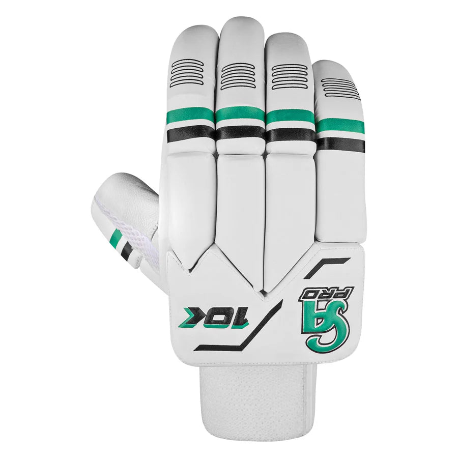 Multi-layer finger padding detail on CA Pro 10000 batting gloves