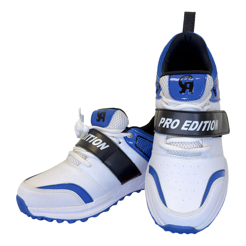 CA Pro Edition Cricket Shoes White/blue