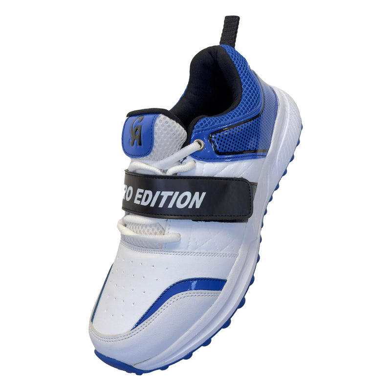 CA Pro Edition Cricket Shoes White/blue