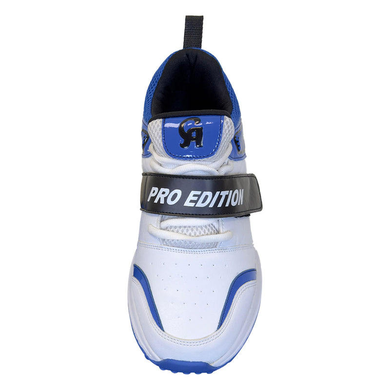 CA Pro Edition Cricket Shoes White/blue