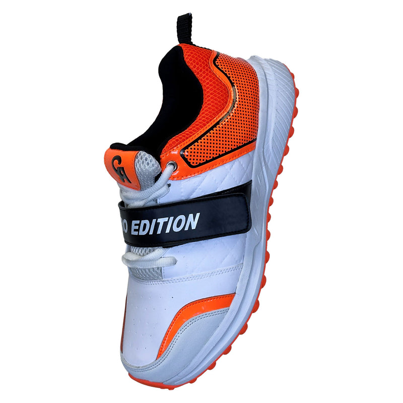 CA Pro Edition Cricket Shoes White/Orange