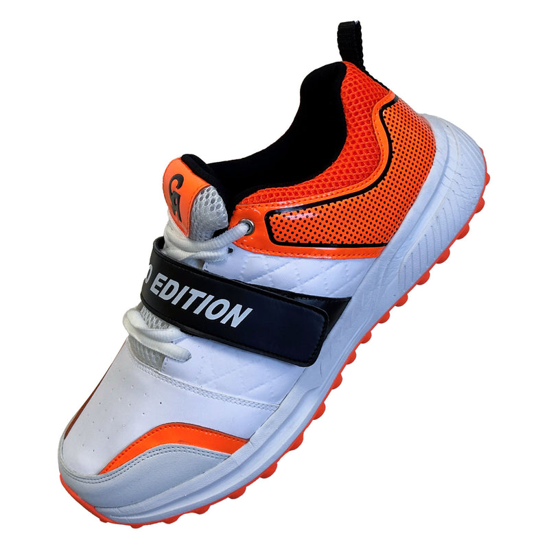 CA Pro Edition Cricket Shoes White/Orange