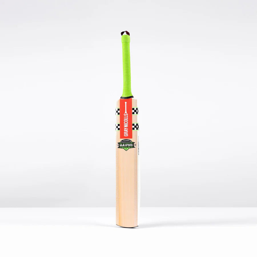 Gray Nicolls Havoc 1.3 Thunder Kashmir Willow Cricket Bat Mid Blade Exaggerated Spine Profile Large Hitting Zone