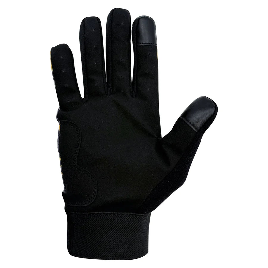 Side profile highlighting the lightweight layer profile of the CD & FMC Pro Tape Ball Inner under-gloves.