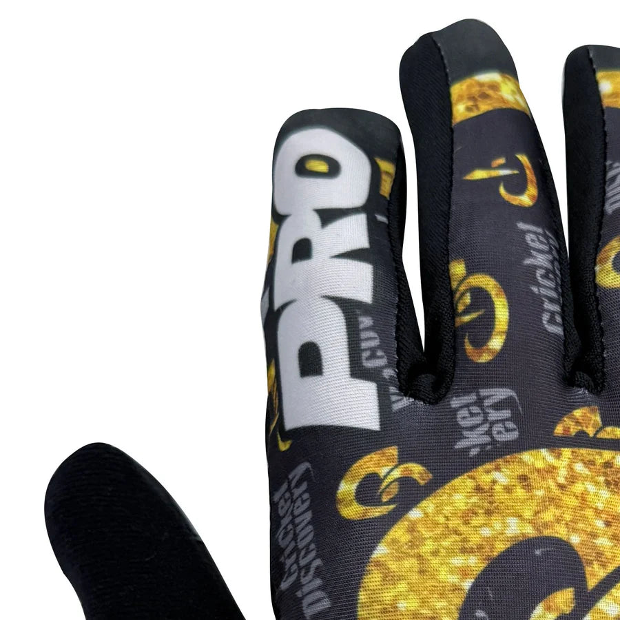 Elasticated wrist cuff detail of the CD & FMC Pro Tape Ball Inner glove for secure fitment.