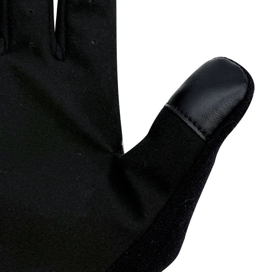 Side profile view of the finger gussets on the CD & FMC Pro Tape Ball Inner under-gloves.