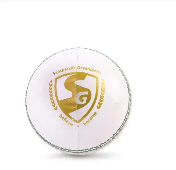 SG Club™ Cricket Leather Ball White