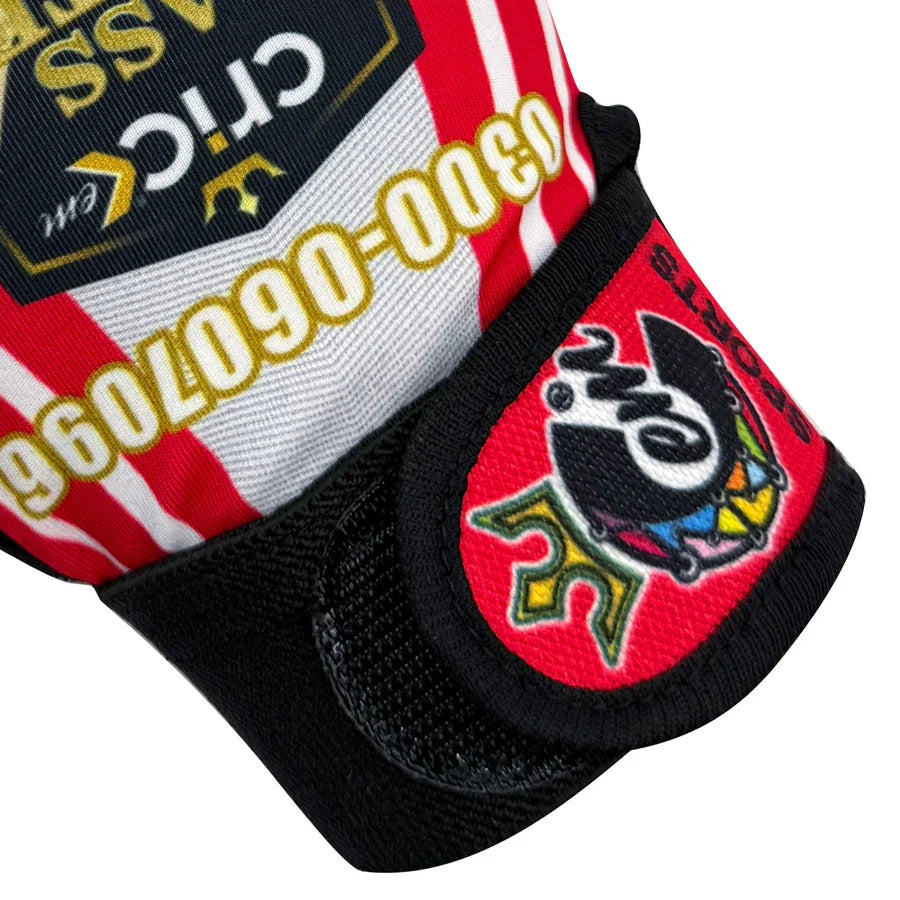 Flat lay presentation of a pair of Cric Class Master Tape Ball Inner gloves by Cricketer Point.