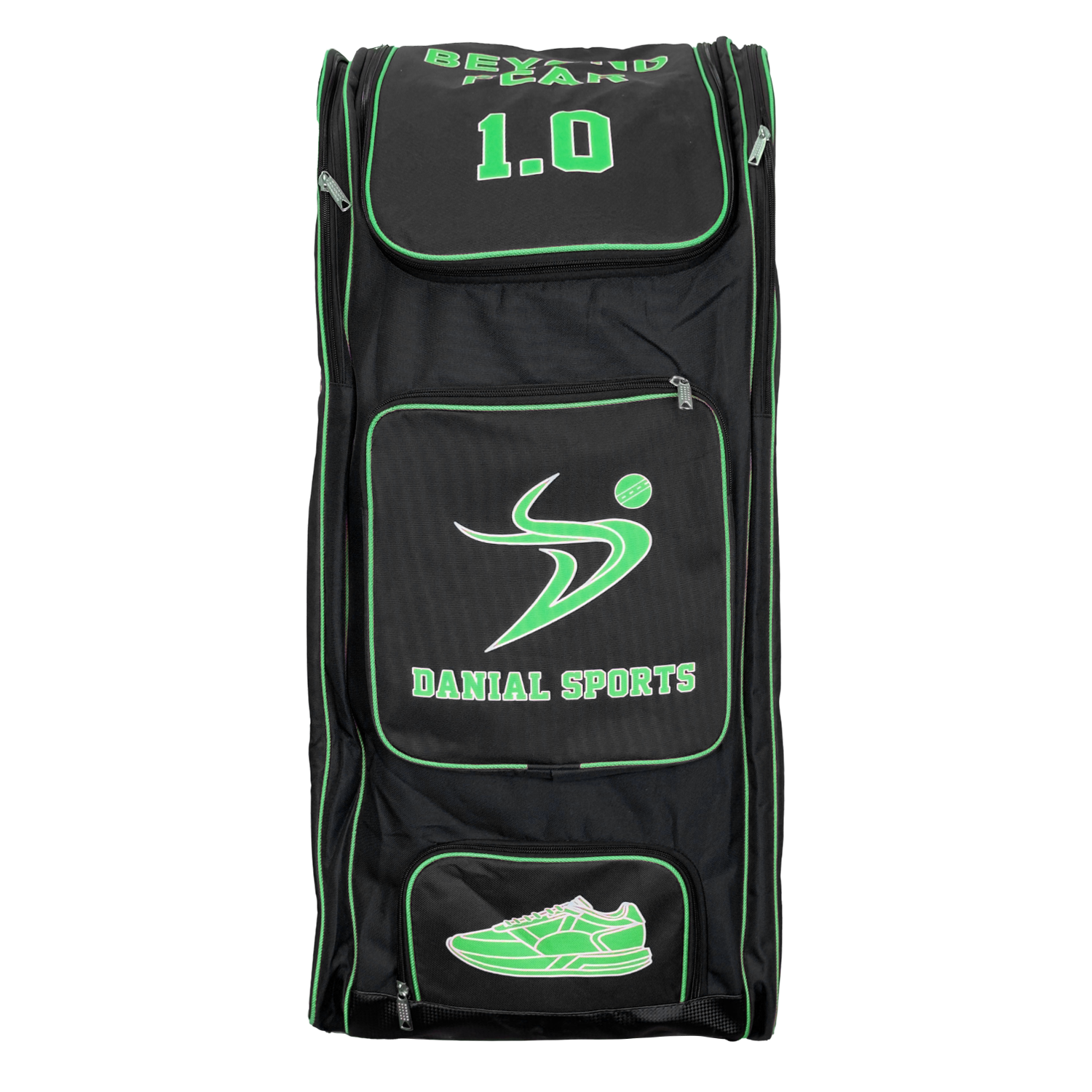 DS 1.0 Duffle Cricket Bag Black/Green