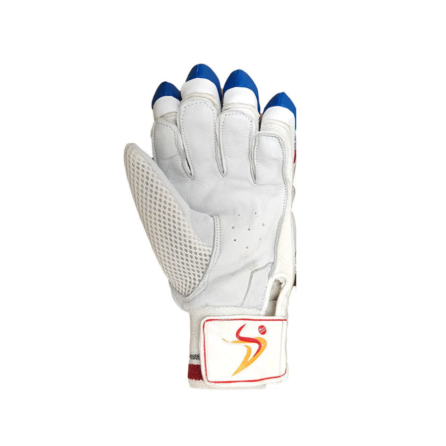 Gants de frappe DS pour jeunes (rouge/argent/bleu)