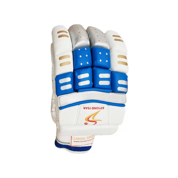 Ds D 1.0 Batting Gloves  Youth ( silver/blu)