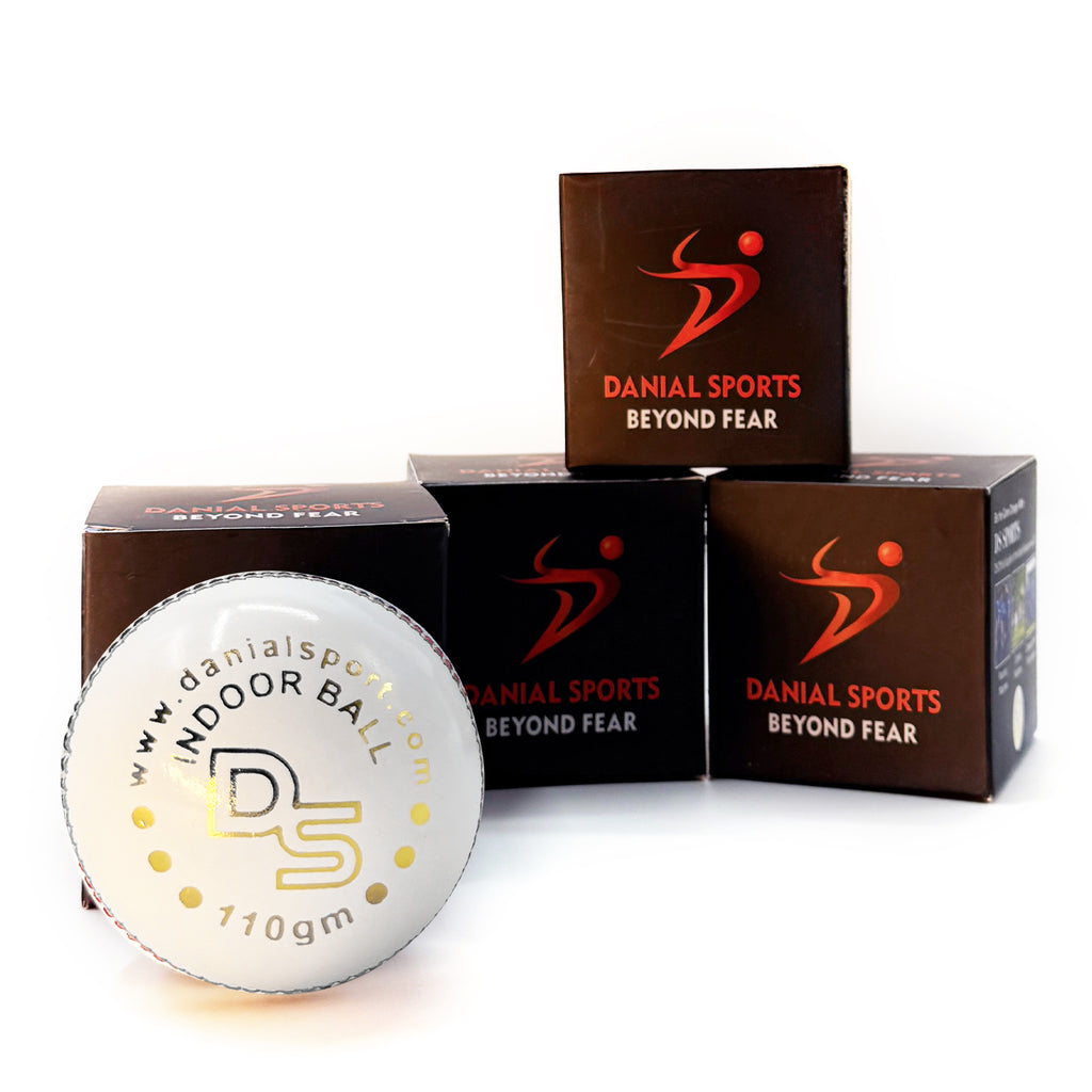 DS Indoor-Cricketball Weiß