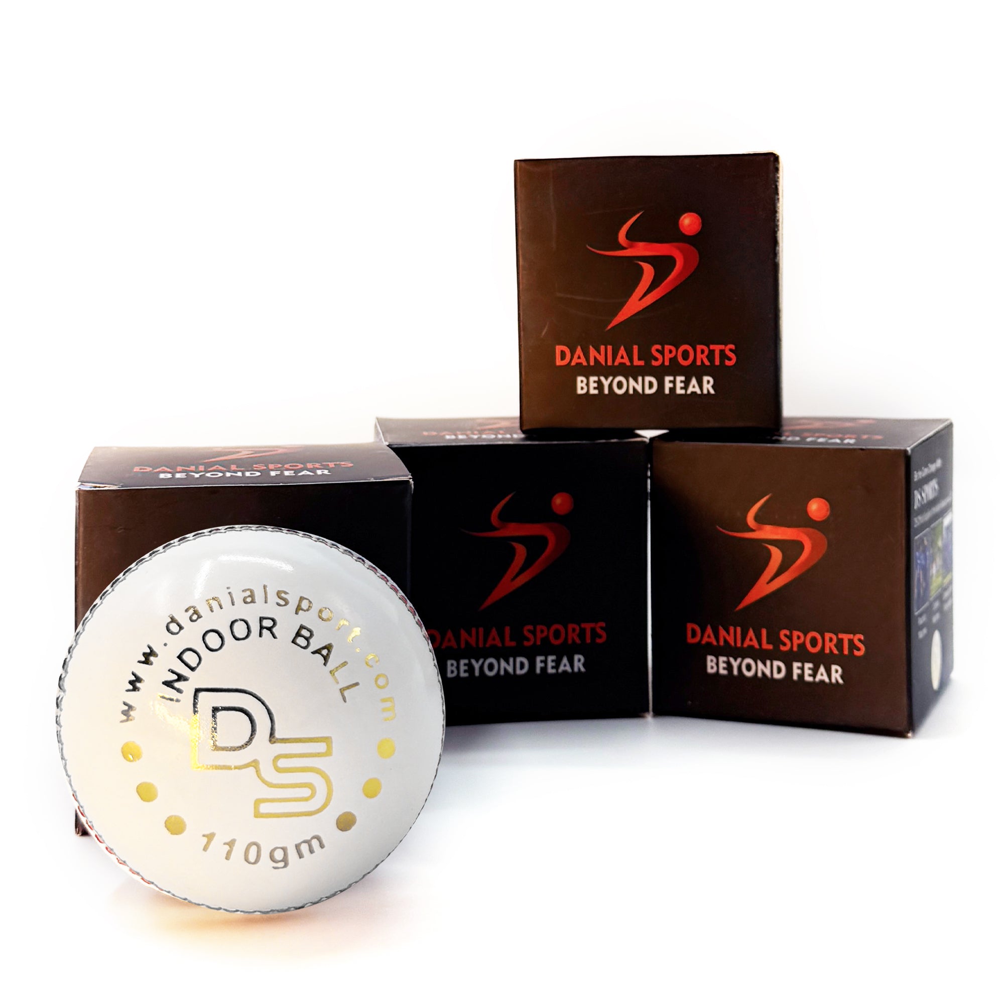 DS Indoor-Cricketball Weiß