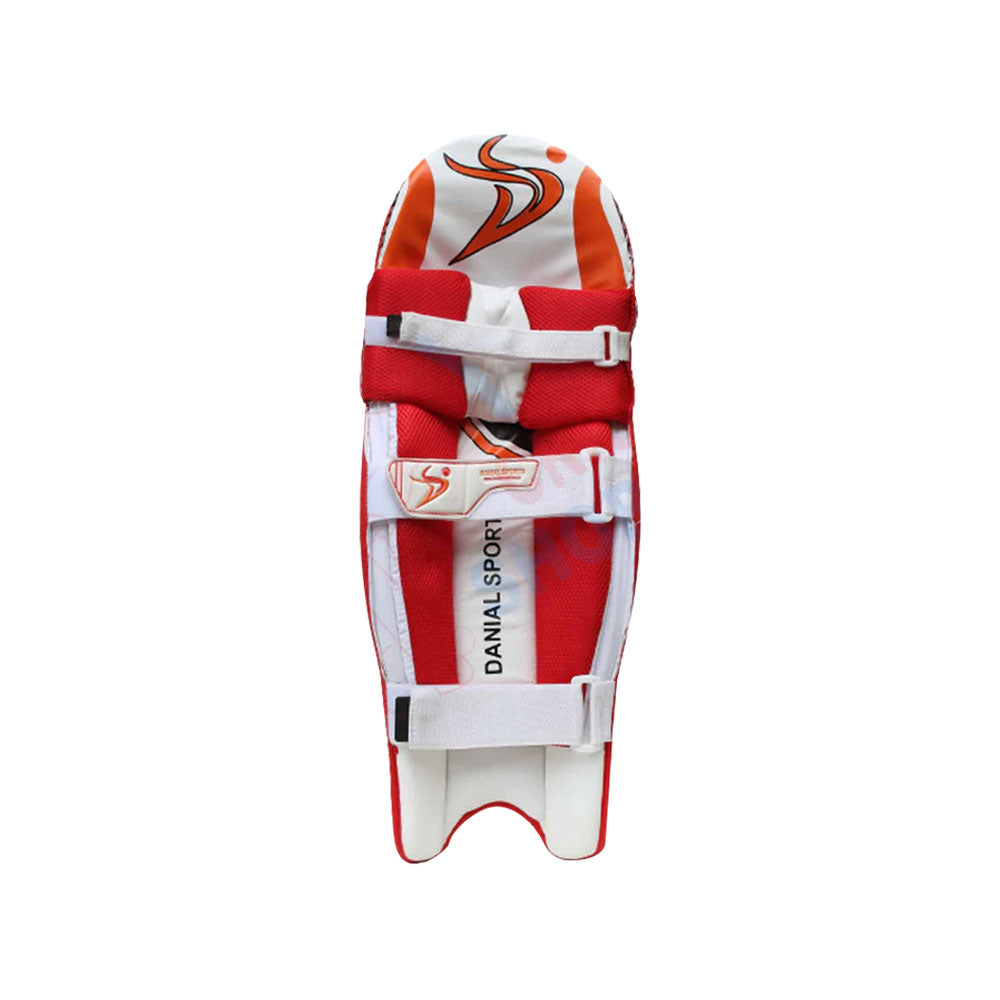 DS Red Cricket Pads & Gloves Set
