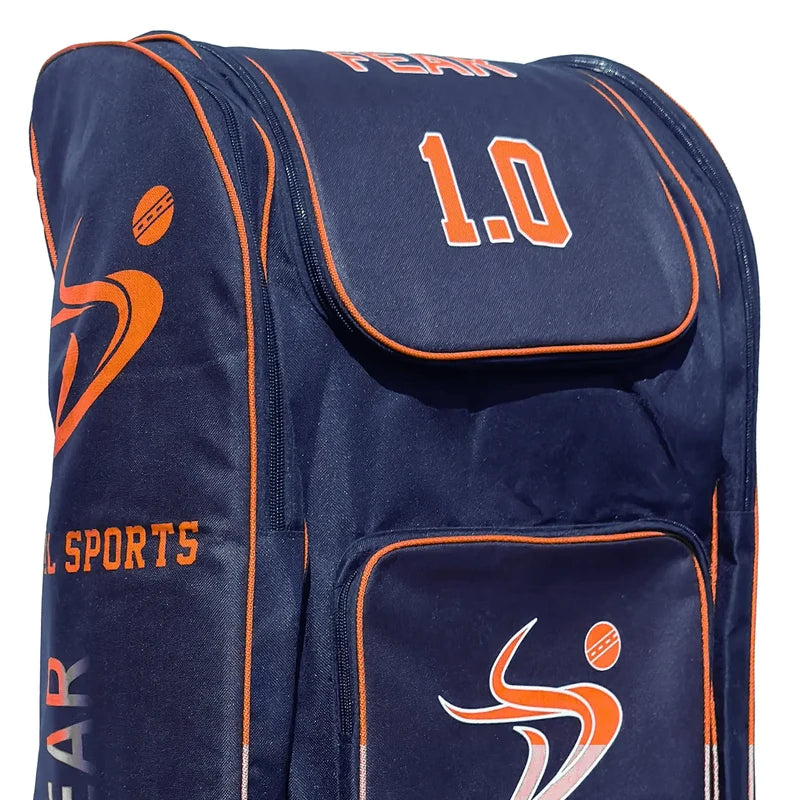DS 1.0 Duffle Cricket Bag Blue/Orange