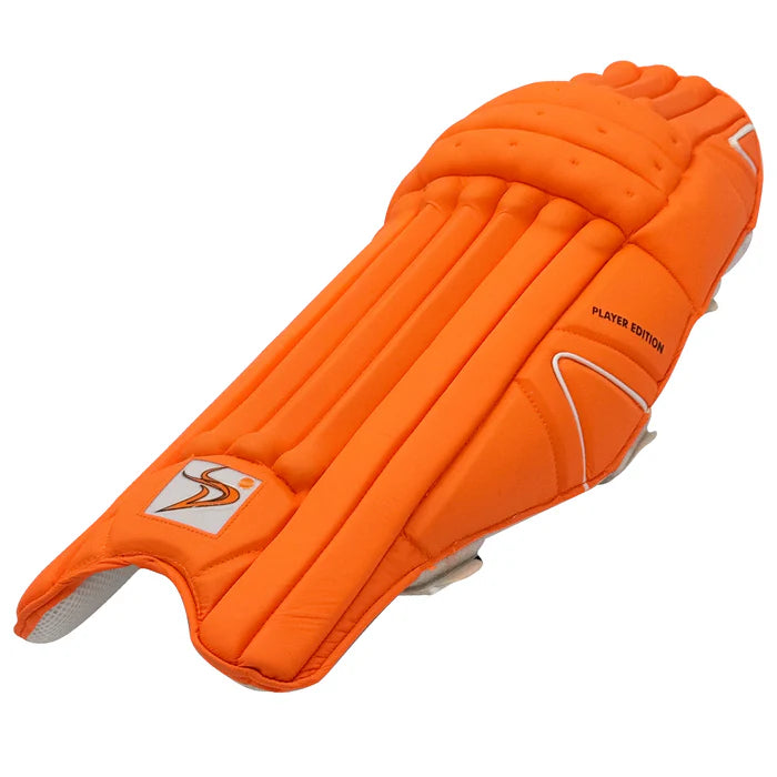 DS 1.0 Orange Cricket Batting Pads Adult