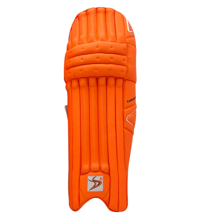 DS 1.0 Orange Cricket Batting Pads Adult