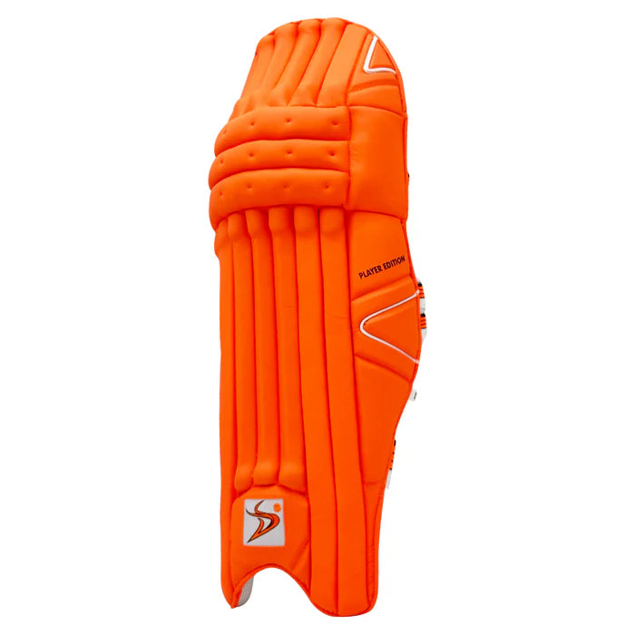 DS 1.0 Orange Cricket Batting Pads Adult