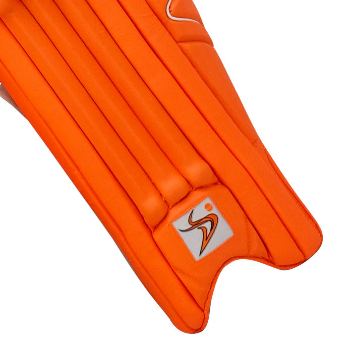 DS 1.0 Orange Cricket Batting Pads Adult