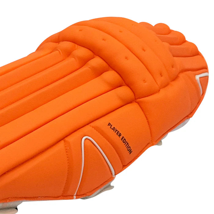 DS 1.0 Orange Cricket Batting Pads Adult