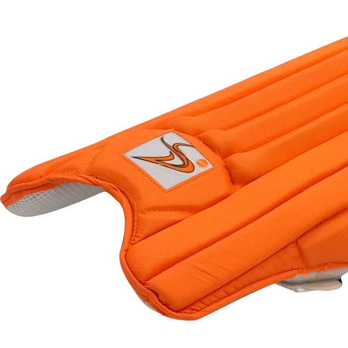 DS 1.0 Orange Cricket Batting Pads Adult
