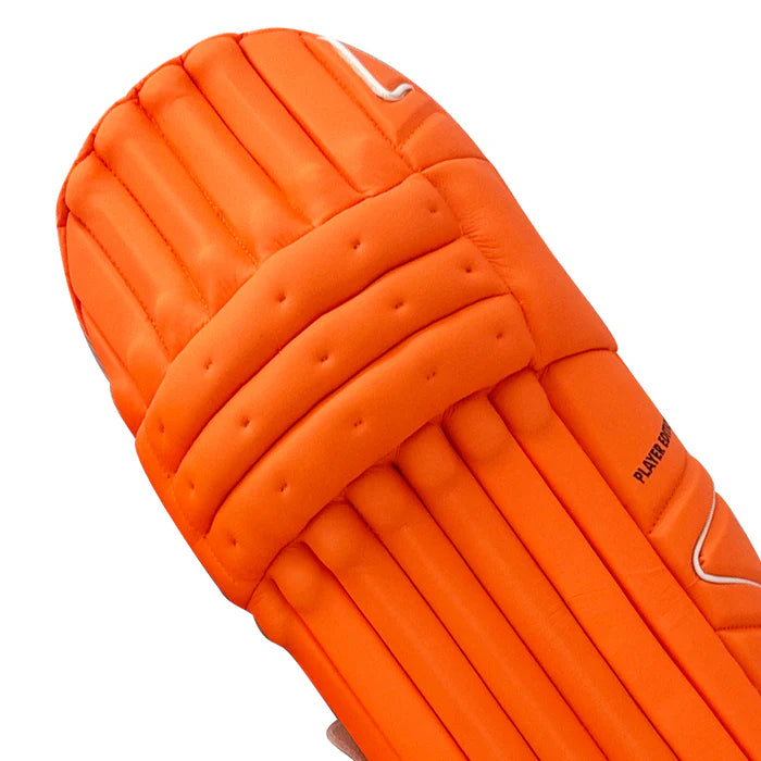 DS 1.0 Orange Cricket Batting Pads Adult